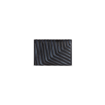Car Flap Bag W/Strap - Black/White Dirt