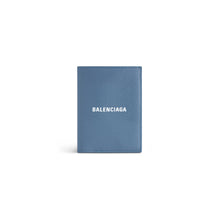 Cash Vertical Bifold Wallet - Blue Grey/L White
