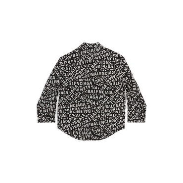 Long Sleeve Minimal Shirt - Black/White