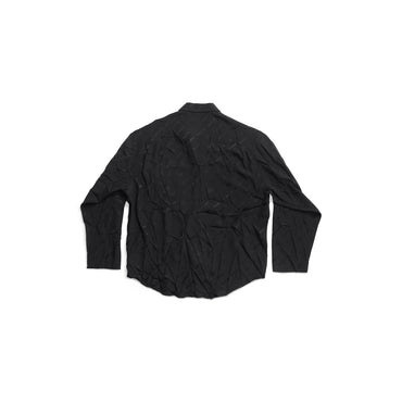 Long Sleeve Minimal Shirt - Black