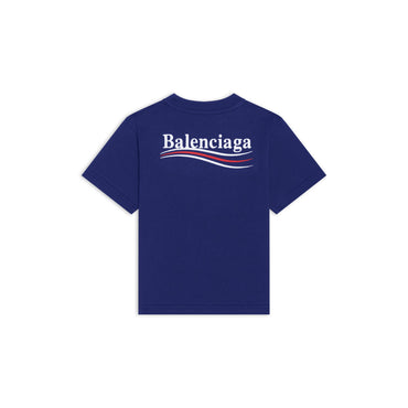 Short Sleeve T-Shirt - Pacific Blue/Wt