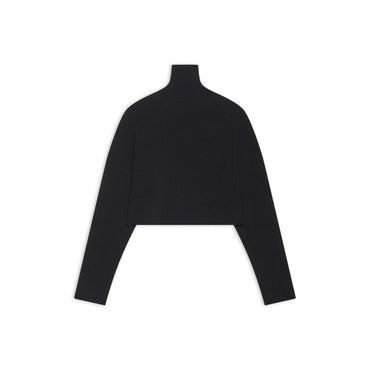 Cropped Sweater - Black W