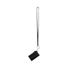 Car Card Case On Keyring - Black