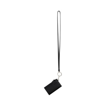 Car Card Case On Keyring - Black