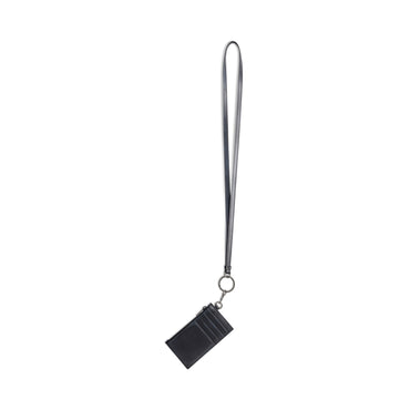 Car Card Case On Keyring - Black + White Dirt