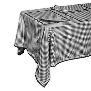 Bistro Tablecloth-Placemat - Black/White