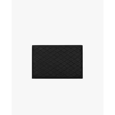 Double Flap Pouch With Chain - Nero