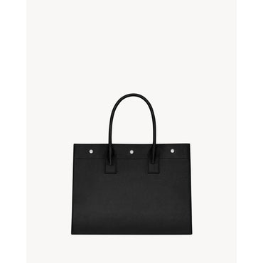 YSL BV RG TOTE S VITELLO GRUNG - NERO/NERO