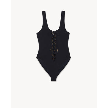 MAILLOT SAHARIENNE LYCRA LOURD - NERO/NERO