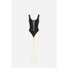 Maillot Saharienne Lycra Lourd - Noir