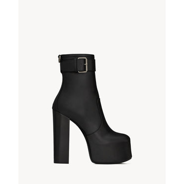 CHERRY 95 BOOTIE VIT PIUMA - NERO/NERO