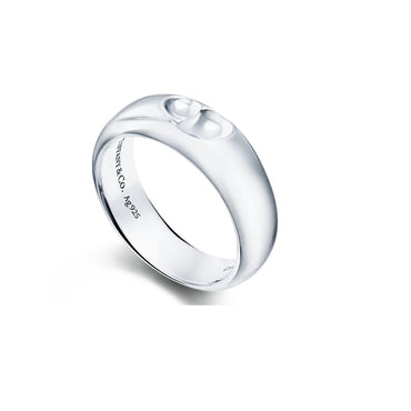 SS CARVED HEART RING 6.5