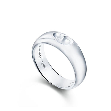 SS CARVED HEART RING 4.5