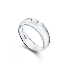 SS CARVED HEART RING 4.5