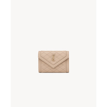 Small Envelope Wallet - Dark Beige