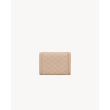 Small Envelope Wallet - Dark Beige