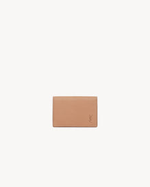 Business Card Case - Vintage Brown Gold