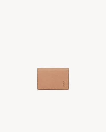 Business Card Case - Vintage Brown Gold