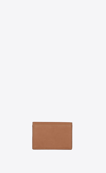 Business Card Case - Vintage Brown Gold