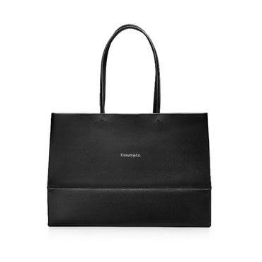 LG BLK SHOPPING TOTE E/W