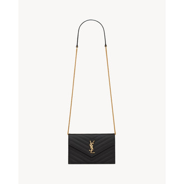Envelope Chain Wallet - Nero