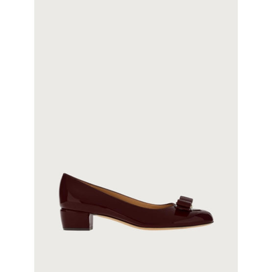 Vara Bow Pumps - Burgundy