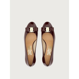 Vara Bow Pumps - Burgundy