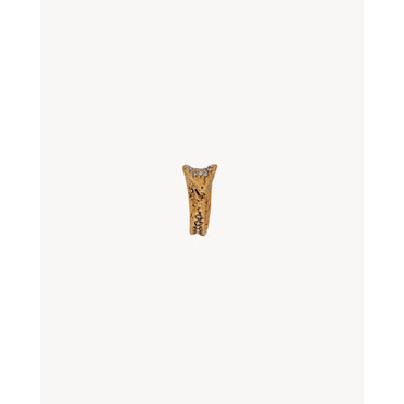 Rhinestone Cobra Snake Ring - Or Laiton Vieilli