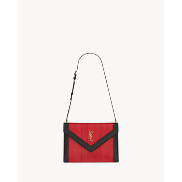 Medium Gaby Satchel - Dk Cherry/Nero