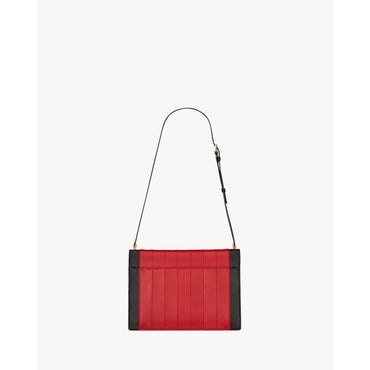 Medium Gaby Satchel - Dk Cherry/Nero