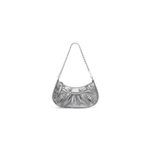 Le Cagole Mini Bag W/Chain - Silver