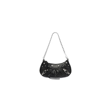 Le Cagole Mini Bag W/Chain - Black