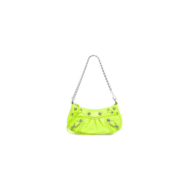 Le Cagole Mini Bag W/Chain - Fluo Yellow