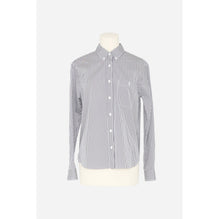 CHEMISE POPELINE RAYURE CLASSI - BLANC ENCRE