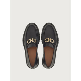 Moccasin with Gancini Ornament - Black