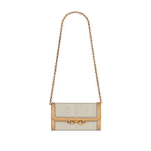 Le Maillon Wallet On Chain - Greggio/Vintage Brown Gold