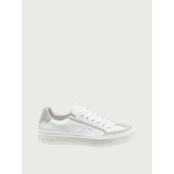 Gancini Sneakers - Matte White/White