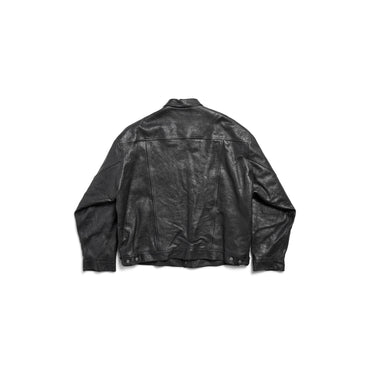 Denim Style Jacket - Black
