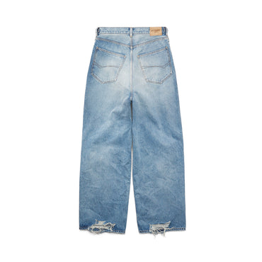 Destroyed Super Large Baggy - Eco Blue