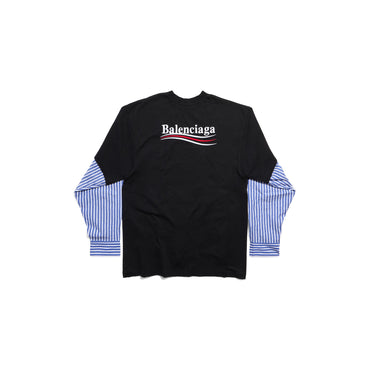 Layered T-Shirt - Black/White