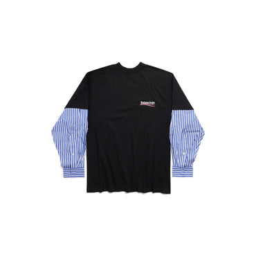 Layered T-Shirt - Black/White