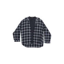 Large Trompe L Oeil Shirt - Black/White