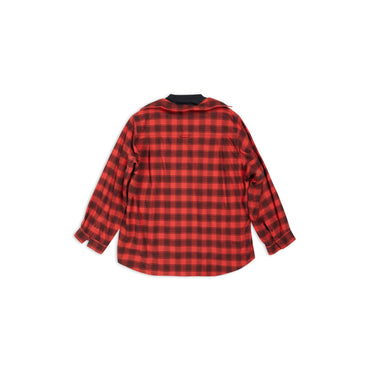 Large Trompe L Oeil Shirt - Red/Black