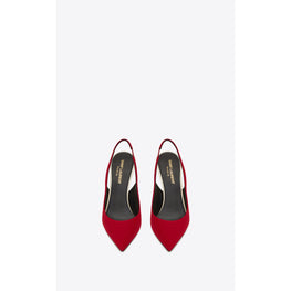 Zoe 105 Pumps In Crepe De Chine - Deep Red