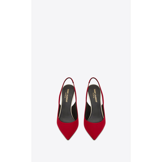 Zoe 105 Pumps In Crepe De Chine - Deep Red