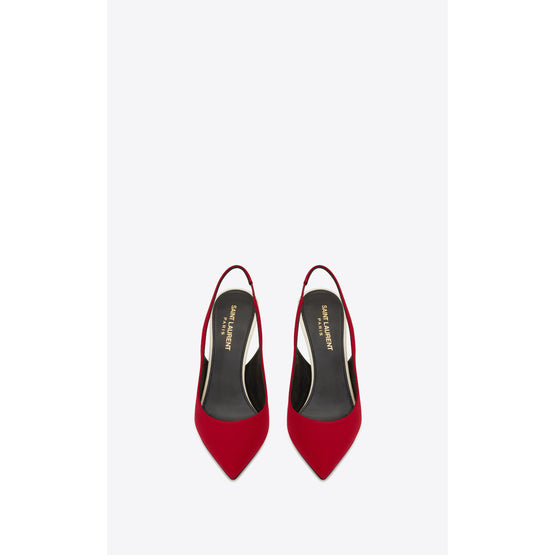 Zoe 105 Pumps In Crepe De Chine - Deep Red