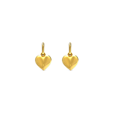 Bb Icon Heart Earrings P - Gold