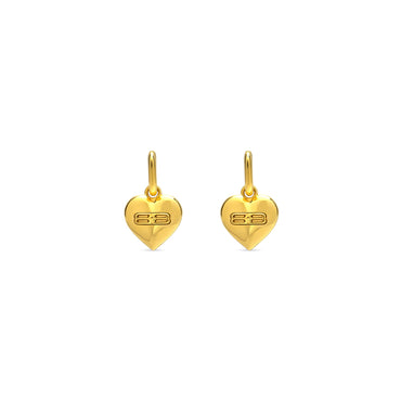Bb Icon Heart Earrings P - Gold