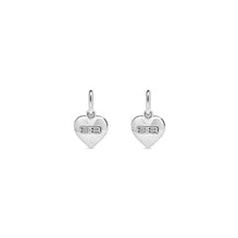 Bb Icon Heart Earrings P - Silver