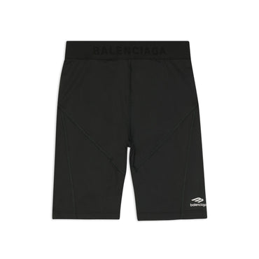Athletic Cut Shorts - Black/White